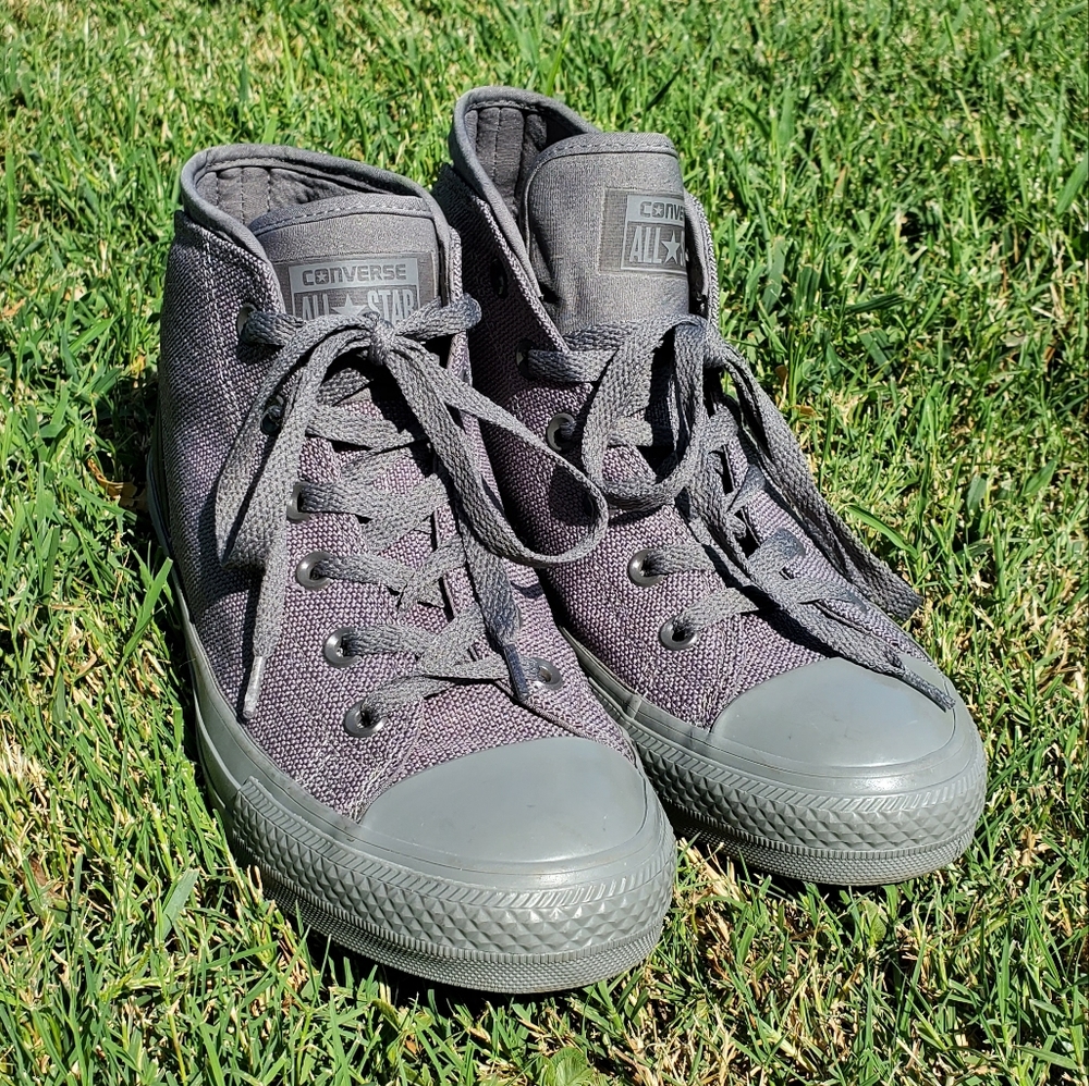 Grey High Top Converse